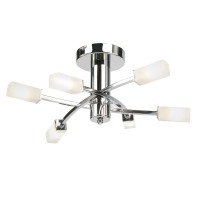 Havana 6 Light Semi Flush