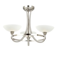 Cagney 3 Light Semi Flush