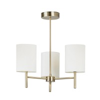 Brio 3 Light Semi Flush