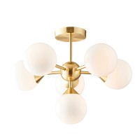 Oscar 6 Light Semi Flush