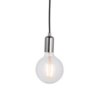 Studio Single Light Chrome Pendant