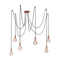 Studio 6 Light Copper Pendant