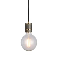 Urban Single Light Antique Brass Pendant