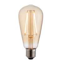 E27 LED Filament Pear Amber