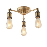 Hal 3 Light Semi Flush