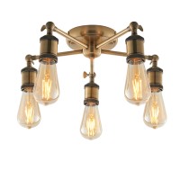 Hal 5 Light Semi Flush