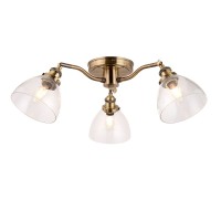 Hansen 3 Light Semi Flush