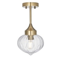 Addington Single Light Semi Flush